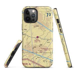 Shotgun Ranch Airstrip (42OR) VFR Sectional  Tough iPhone Case