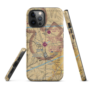 Show Low Regional Airport (SOW) VFR Sectional  Tough iPhone Case