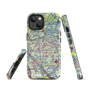 Shreveport North Airport (62PA) VFR Sectional  Tough iPhone Case