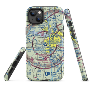 Shreveport Regional Airport (SHV) VFR Sectional  Tough iPhone Case