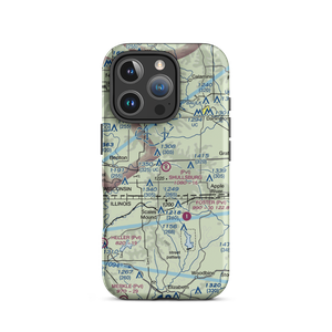 Shullsburg Airport (2WI2) VFR Sectional  Tough iPhone Case