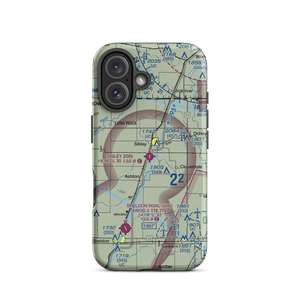 Sibley Municipal Airport (ISB) VFR Sectional  Tough iPhone Case