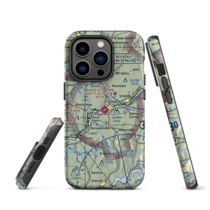 Sidney Municipal Airport (N23) VFR Sectional  Tough iPhone Case