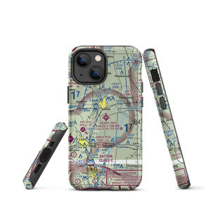 Sidney Municipal Airport (SCA) VFR Sectional  Tough iPhone Case