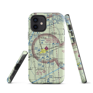 Sikeston Memorial Municipal Airport (SIK) VFR Sectional  Tough iPhone Case