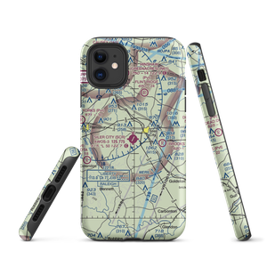 Siler City Municipal Airport (SCR) VFR Sectional  Tough iPhone Case