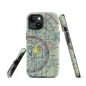 Silers Plane Valley Airport (1KS6) VFR Sectional  Tough iPhone Case
