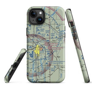 Silers Plane Valley Airport (1KS6) VFR Sectional  Tough iPhone Case