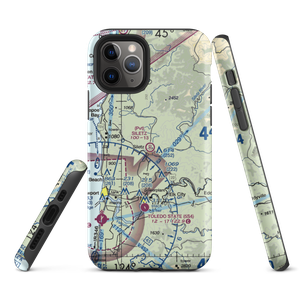 Siletz Airport (5OR3) VFR Sectional  Tough iPhone Case