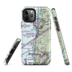 Siletz Bay State Airport (S45) VFR Sectional  Tough iPhone Case