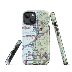 Siletz Bay State Airport (S45) VFR Sectional  Tough iPhone Case