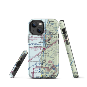 Siletz Bay State Airport (S45) VFR Sectional  Tough iPhone Case