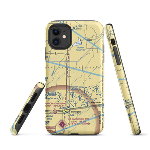 Silkman Farms Inc. Airport (10CO) VFR Sectional  Tough iPhone Case