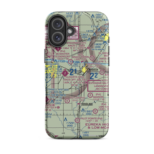 Sills Air Park (SN18) VFR Sectional  Tough iPhone Case