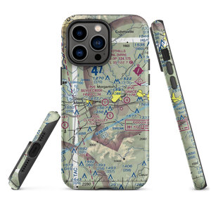 Silver Creek Airport (NC52) VFR Sectional  Tough iPhone Case