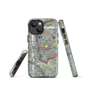 Silver Creek Airport (NC52) VFR Sectional  Tough iPhone Case