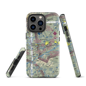 Silver Creek Airport (NC52) VFR Sectional  Tough iPhone Case