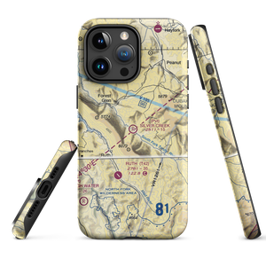 Silver Creek Ranch Airport (41CA) VFR Sectional  Tough iPhone Case