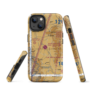 Silver West Airport (C08) VFR Sectional  Tough iPhone Case