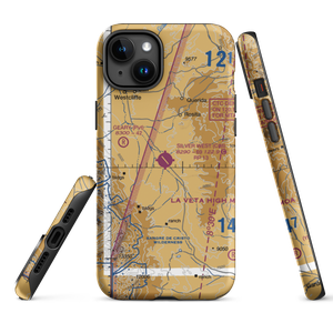 Silver West Airport (C08) VFR Sectional  Tough iPhone Case