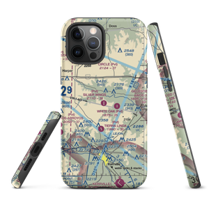 Silver Wings Airport (TS36) VFR Sectional  Tough iPhone Case