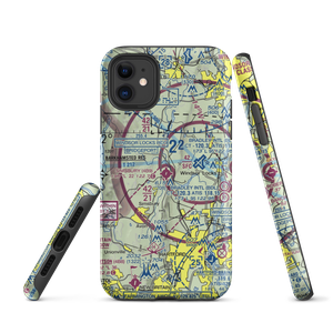 Simsbury Airport (4B9) VFR Sectional  Tough iPhone Case