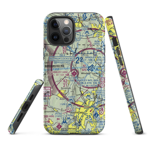 Simsbury Airport (4B9) VFR Sectional  Tough iPhone Case
