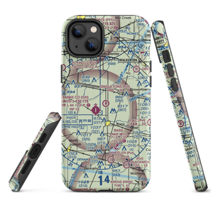 Singleton's Landing Strip (IN87) VFR Sectional  Tough iPhone Case