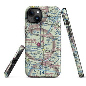 Singleton's Landing Strip (IN87) VFR Sectional  Tough iPhone Case