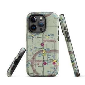 Sioux Center Municipal Airport (SOY) VFR Sectional  Tough iPhone Case