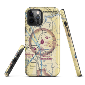 Siskiyou County Airport (SIY) VFR Sectional  Tough iPhone Case