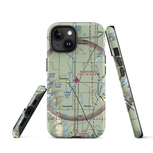 Sisseton Municipal Airport (8D3) VFR Sectional  Tough iPhone Case