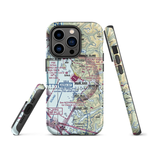 Sitka Rocky Gutierrez Airport (SIT) VFR Sectional  Tough iPhone Case