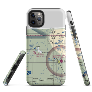 Sjule Private Airstrip (7NA9) VFR Sectional  Tough iPhone Case