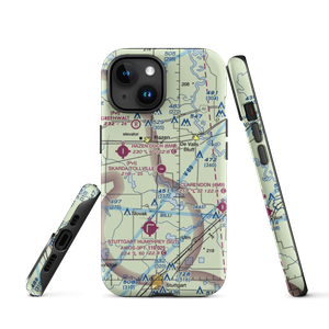 Skarda/Tollville Airport (21AR) VFR Sectional  Tough iPhone Case