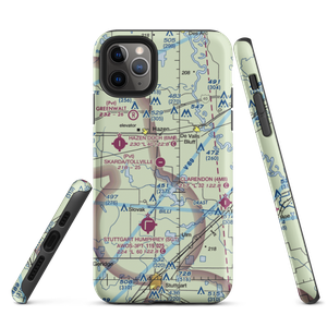 Skarda/Tollville Airport (21AR) VFR Sectional  Tough iPhone Case