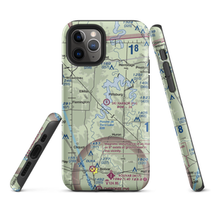 Ski Harbor Airport (67MO) VFR Sectional  Tough iPhone Case