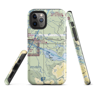 Skilak BLM Helistop (3K0) VFR Sectional  Tough iPhone Case