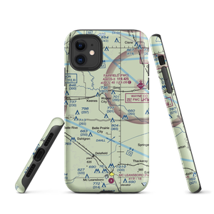 Skillet Fork Farm Airport (19IS) VFR Sectional  Tough iPhone Case