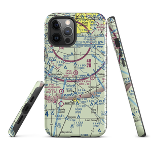 Skip's Place Airport (2IN0) VFR Sectional  Tough iPhone Case