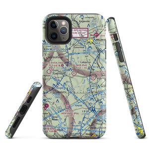 Skis Landing Area Airport (CT07) VFR Sectional  Tough iPhone Case