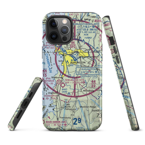 Sky Acres Airport (VT25) VFR Sectional  Tough iPhone Case