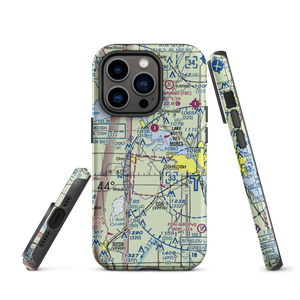 Sky Diving Airport (64WI) VFR Sectional  Tough iPhone Case