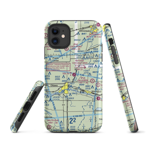 Skydive Chicago Airport (8N2) VFR Sectional  Tough iPhone Case