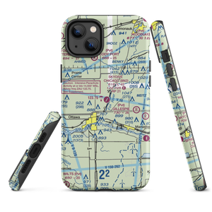 Skydive Chicago Airport (8N2) VFR Sectional  Tough iPhone Case