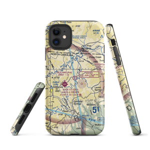 Skyland Airport (NC50) VFR Sectional  Tough iPhone Case