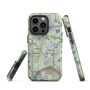Skyriders Airport (MO52) VFR Sectional  Tough iPhone Case