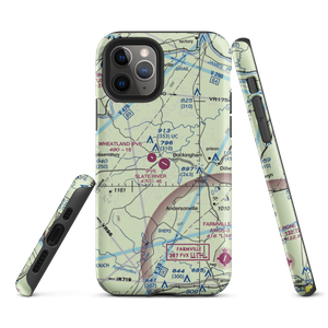 Slate River Ranch Airport (8VA1) VFR Sectional  Tough iPhone Case