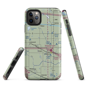 Slater Farm Airport (2NA7) VFR Sectional  Tough iPhone Case