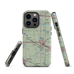 Slater Farm Airport (2NA7) VFR Sectional  Tough iPhone Case